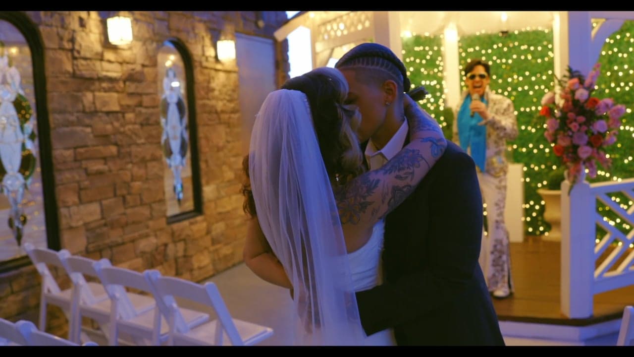 A Las Vegas ceremony in progress